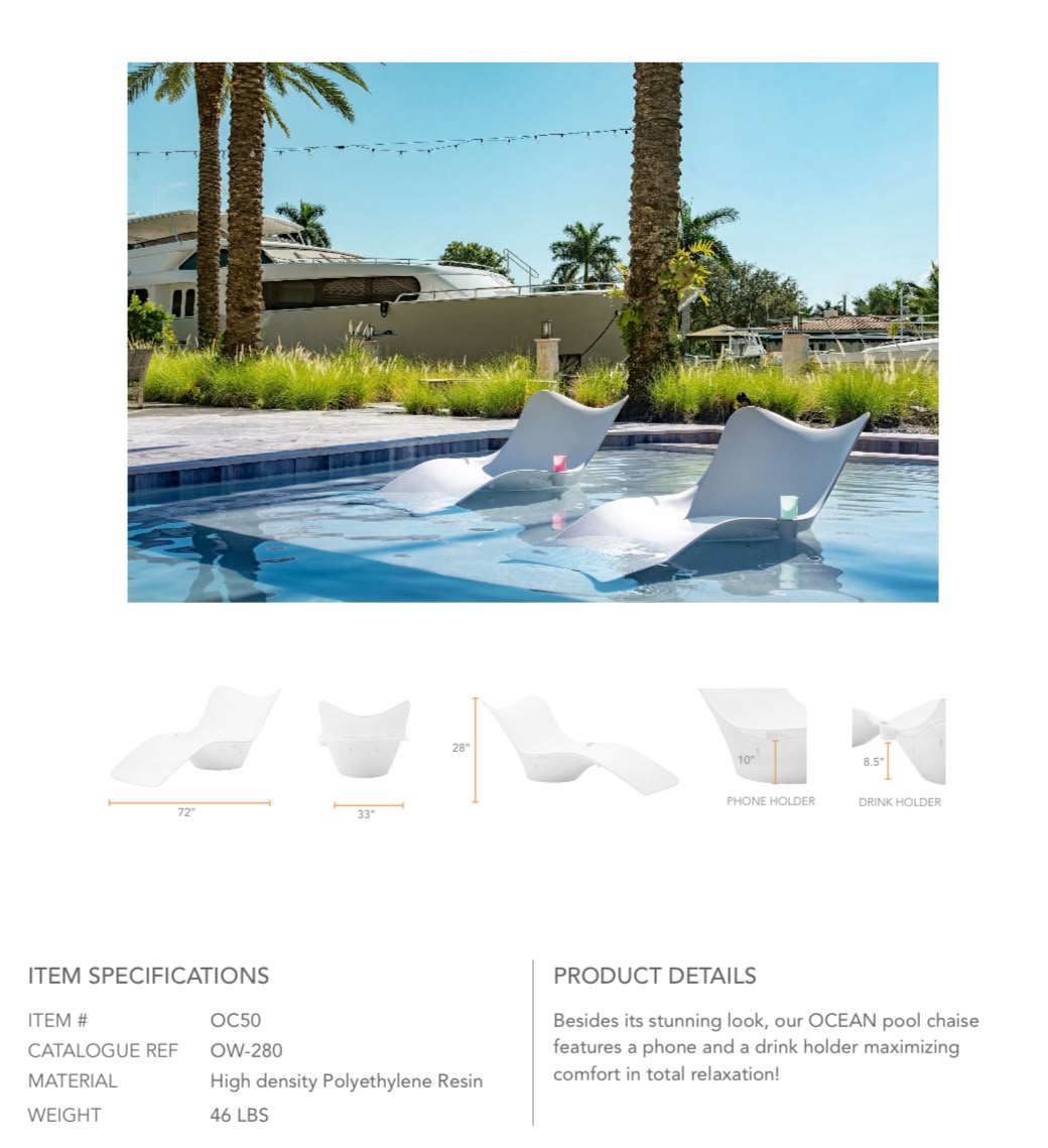 Pool Chaise 2 x $999 - Image 2
