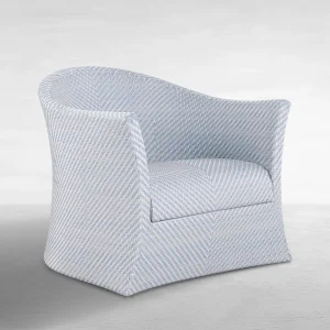 Bari N-Dura Resin Wicker Swivel Lounge