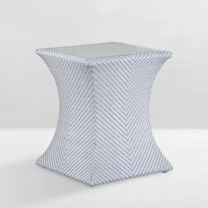 Bari N-Dura Resin Wicker Outdoor Round Square End Table