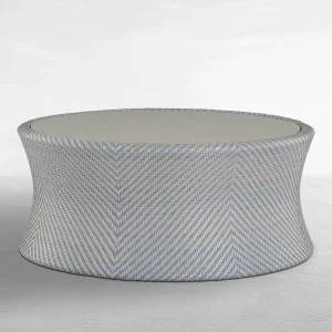 Bari N-Dura Resin Wicker Outdoor Round Coffee Table