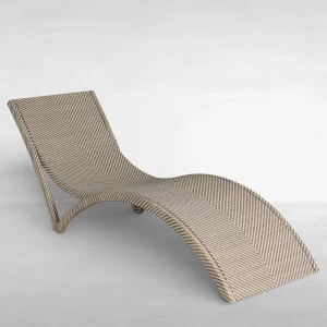 Bari N-Dura Resin Wicker Outdoor Chaise Lounge